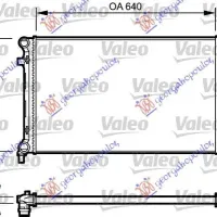 RADIATOR 1.4-2.0FSI/SDI M/A +A/C(65x41,5) VALEO