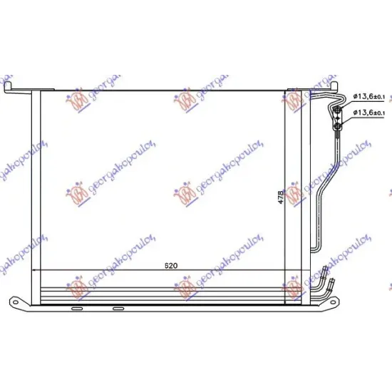 CONDENSOR BENZINĂ-DSL.(58x48x16)