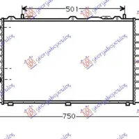 RADIATOR1.6-2.0BENZ-1.9TDi(59.6x35.8x44)