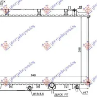 RADIATOR 2,2 CTDi (39,5x65x26) MANUAL