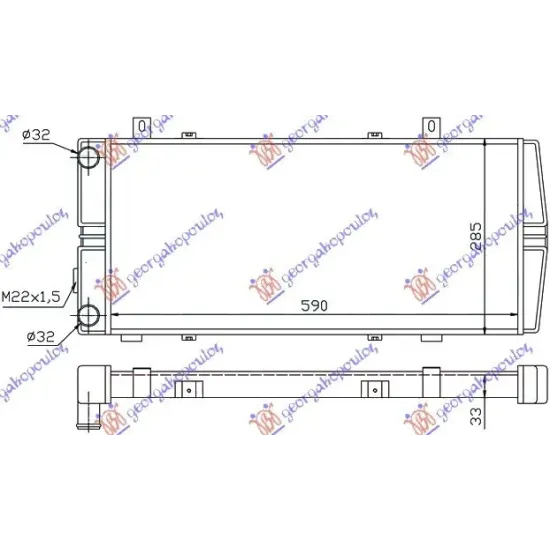 RADIATOR 1.6 (59x28)