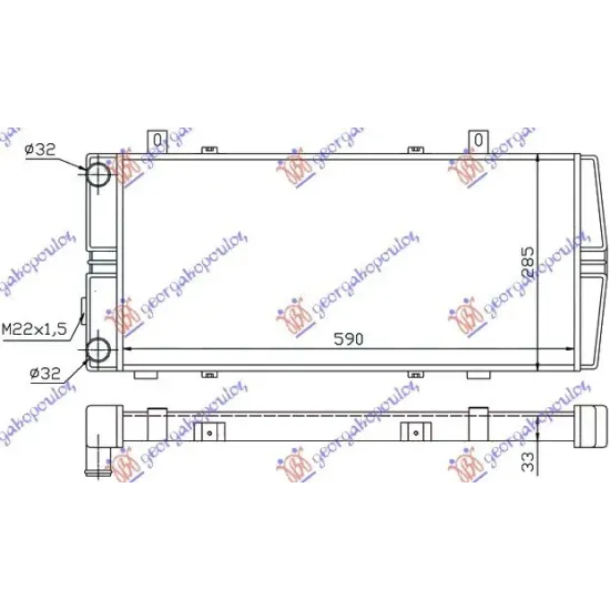 RADIATOR 1.6 (59x28)