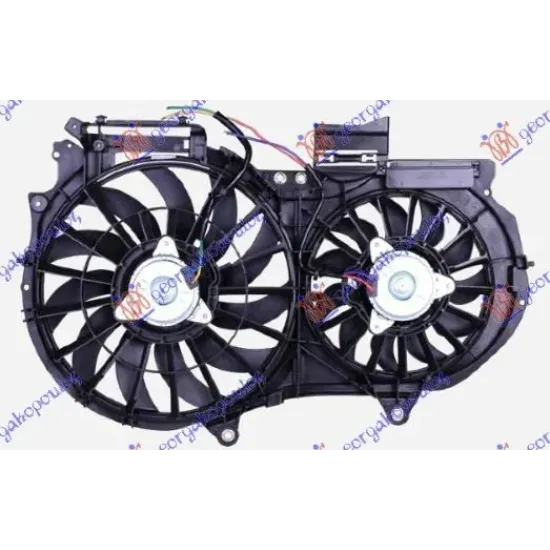 ANSAMBLU VENTILATOR RĂCIRE (DOUBLU) 2.4-3.0-3.2 BENZINĂ (380/280mm)