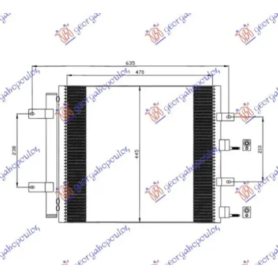 CONDENSOR 2.5-3.0-4.2PTRL(52.2x45.2x1.6)