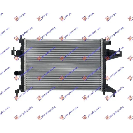 RADIATOR 1.4-1.8 ΜΑΝ. +/-AC (54x38) (DIAGONAL) (MAHLE BEHR PREMIUM LINE)