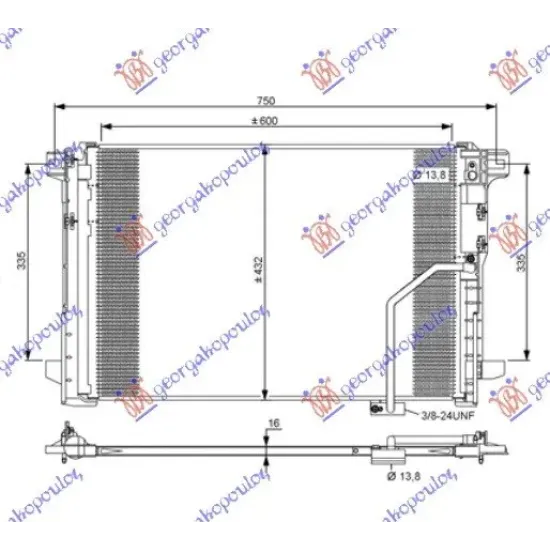 CONDENSOR BENZ-DSL (61x42x1,6)