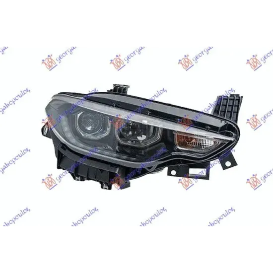 FAR ELECTRIC NEGRU (H7/H7) CU LED DRL (MARELLI)