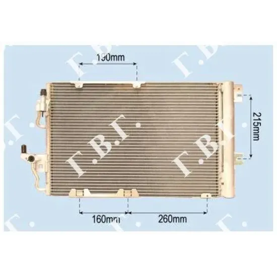 CONDENSOR 1.8-2.2i 16v (55,5x38,2x1,2)