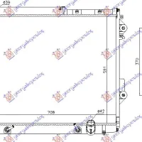 RADIATOR 4.5TD DIESEL MANUAL/AUTO (591x708)