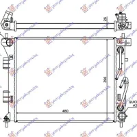 RADIATOR 1.6 CRDi AUTO DIESEL (480x395x26)