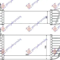 RADIATOR INTERCOOLER 2.0 JTD DIESEL (300x155x80)