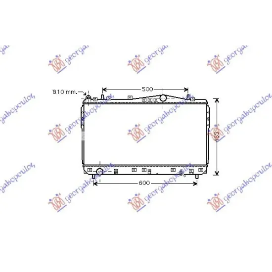 RADIATOR 1,4-1,6-1,8i 16V-2,0TDCi(70x37)