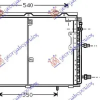 CONDENSOR BENZINĂ -DSL (60x46x2,5)