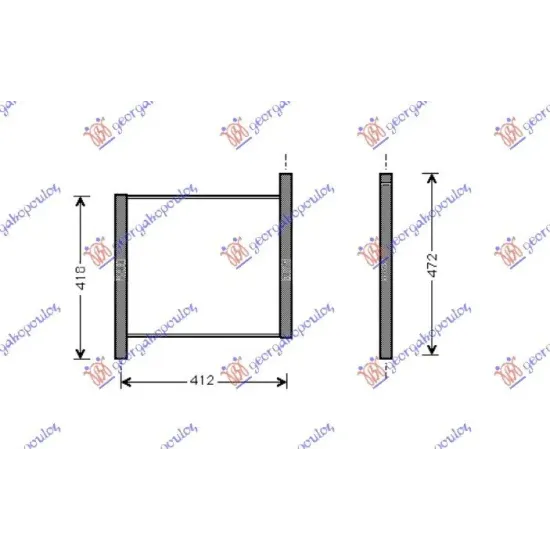 RADIATOR PENTRU TOATE MODELELELELE (38x35)