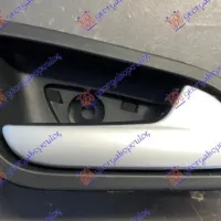 MÂNER UȘĂ SPATE EXTERIOR ARGINTIU/NEGRU