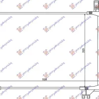 CONDENSOR 1.0i/1.3 16v (497x320x16) FRANCEZĂ