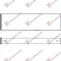 RADIATOR INTERCOOLER 2.4 DI-D DIESEL (575x175x50)