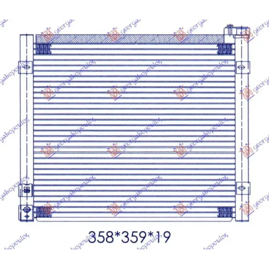 BENZINĂ CONDENSOR (33x36,5x16)