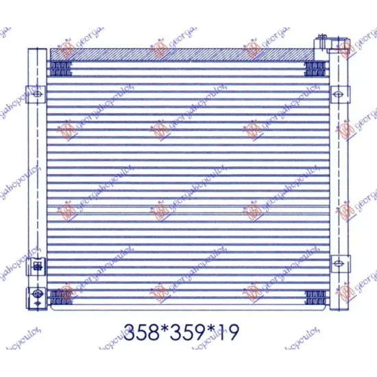 BENZINĂ CONDENSOR (33x36,5x16)