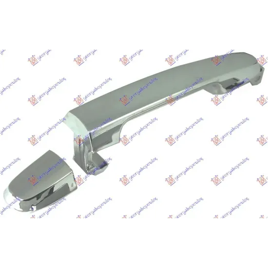 MÂNER UȘĂ FAȚĂ EXTERIOR CROMAT (CU LAMPĂ FAR KΕΥ)RH=LH MÂNER UȘĂ FAȚĂ EXTERIOR CROMAT (CU LAMPĂ FAR KΕΥ)RH=LH