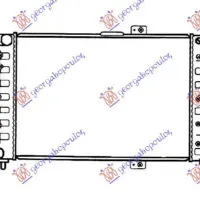 RADIATOR (65,8x41,5)CU A/C