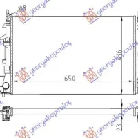 RADIATOR 1.6-18I 16V+/-AC(65x40,5)Z16XE-Z18XE (MAHLE BEHR)