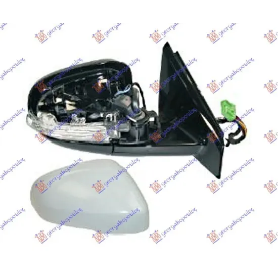 OGLINZI RETROVIZOARE ELECTRICE ÎNCĂLZITE PLIABILE CU MEMORIE (CU LAMPĂ LATERALĂ LAMPĂ PICIOR) (STICLĂ ASFERICĂ)