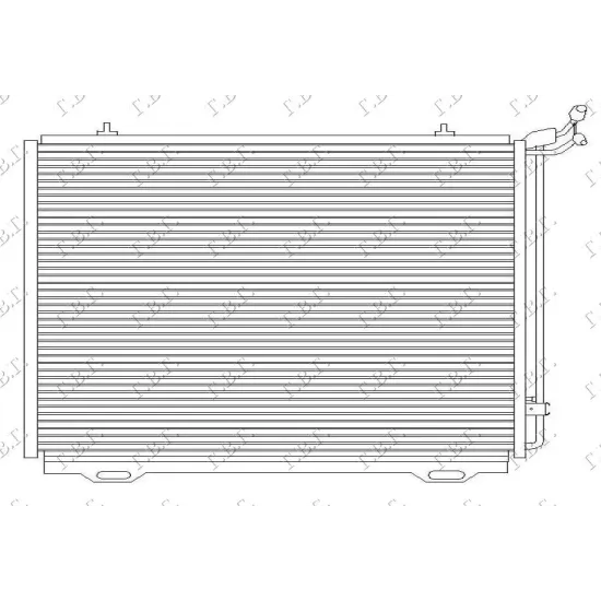 CONDENSOR 2.0-2.3-3.2 BENZINĂ (55,2x40,6x25)