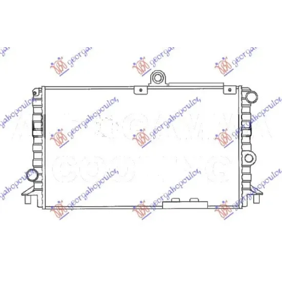 RADIATOR 1,3-1,5cc (52x32) (MAHLE BEHR PREMIUM LINE)