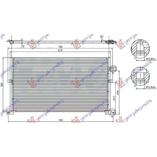 CONDENSOR 02- TOATE MOD. ΒΖ/DS (63x36x1.7)