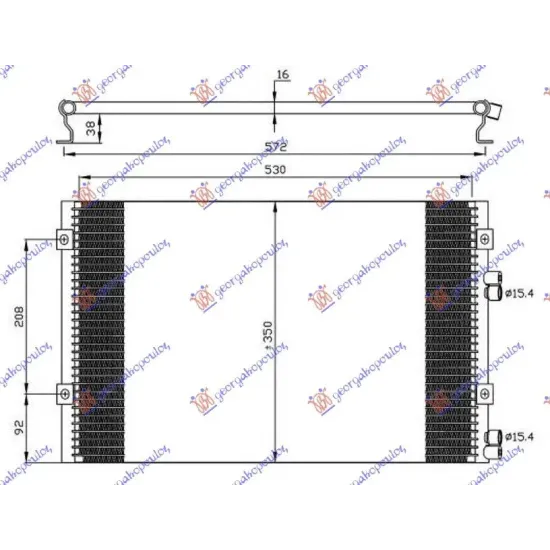 CONDENSOR 2.2 CRD (54x35x1.6)