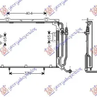 CONDENSOR 2.2D16V CDi (54.5x41x1.6)