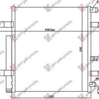 CONDENSOR DIESEL (46x53,4)