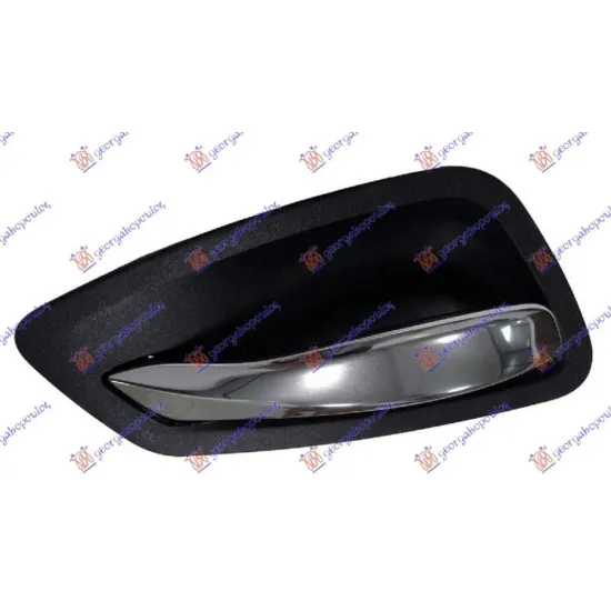 MÂNER UȘĂ FAȚĂ INTERIOR CROM/NEGRU MÂNER UȘĂ FAȚĂ INTERIOR CROM/NEGRU