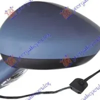 OGLINDĂ EXTERIOARĂ ELECTRICĂ ÎNCĂLZITĂ PLIABILĂ GRUNDUITĂ PLIABILĂ CU LAMPĂ (STICLĂ CONVEXĂ)