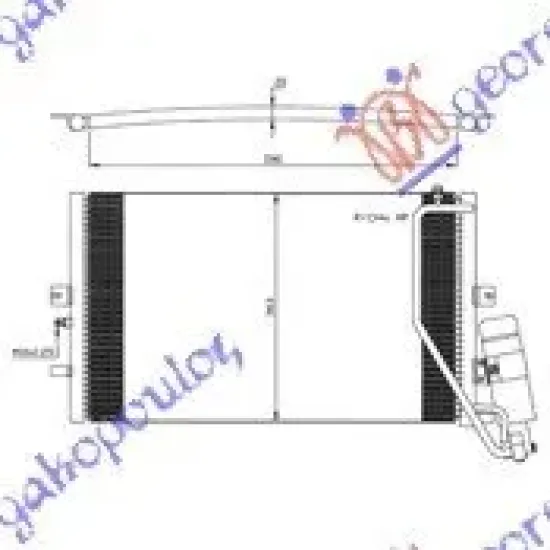 CONDENSOR DIESEL -BENZINĂ 01- (59x36,2x20)