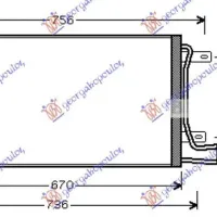 CONDENSOR ALL MODEL (663x379x22)