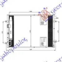 CONDENSOR 2,4-3,5i 16V-2,5CRDi (59x41)