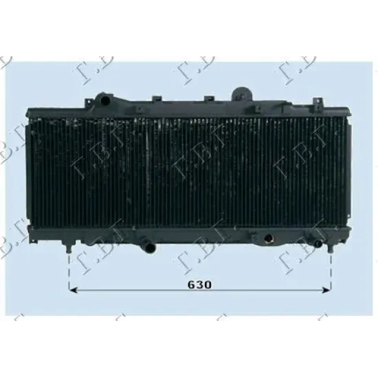 RADIATOR (85)(MPI)16V(75,7x27)GT TURBO