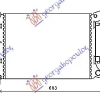 RADIATOR 1,4i-16V (53,8x41,2x14)