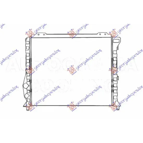 RADIATOR 2.0-2.5 +/-A/C (49x41.5)