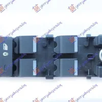 Comutator portiere/oglindă față (cvadruplu) (3 pini)