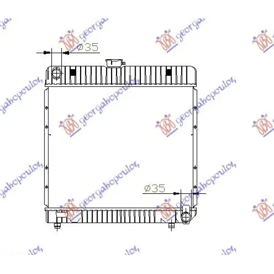 RADIATOR BENZINĂ -DIESEL (42x50) MANUAL