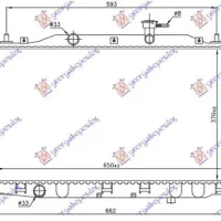 RADIATOR 1,4-1,6cc 16V +/-A/C (37x65) (KOYO)