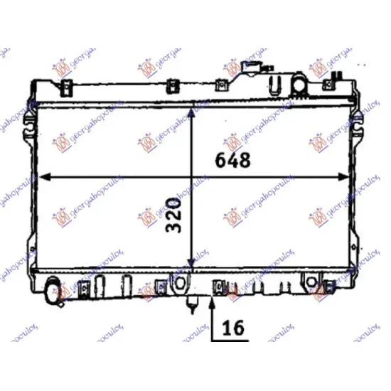 RADIATOR 1.6-1,8 i16V (32.5x64.8)