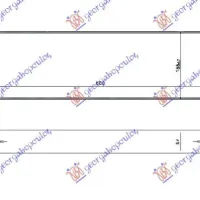RADIATOR INTERCOOLER 3.0 T.D (600x190x64)