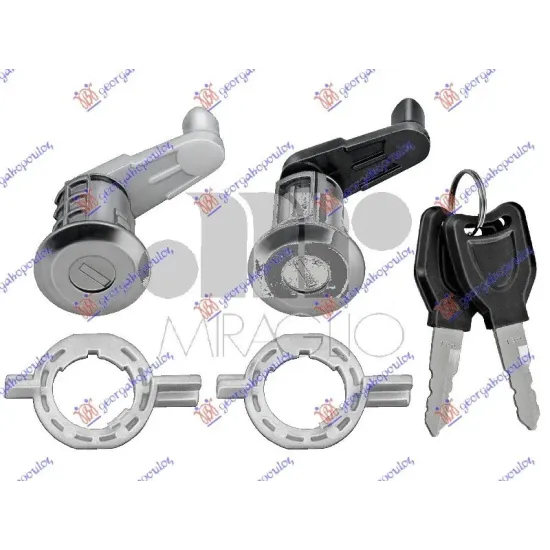 CILINDRU BLOCARE UȘĂ FAȚĂ CU CHEI (SET 2 BUC)