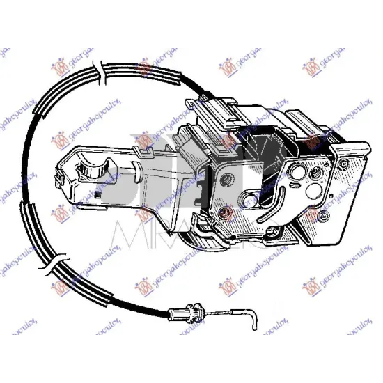 ÎNCHIDERE POARTĂ ÎNCHIDERE CENTRALĂ FAȚĂ (6 pini)