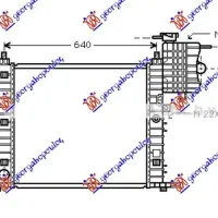 RADIATOR BENZINĂ/DIESEL MANUAL - A/C (570x560)