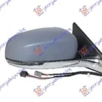 DOOR MIRROR ELECTRIC HEATED PRIMED (WITH SIDE LAMP : FRONT LAMP : BLIS) (CHROME BASE) (ASPHERICAL GLASS)